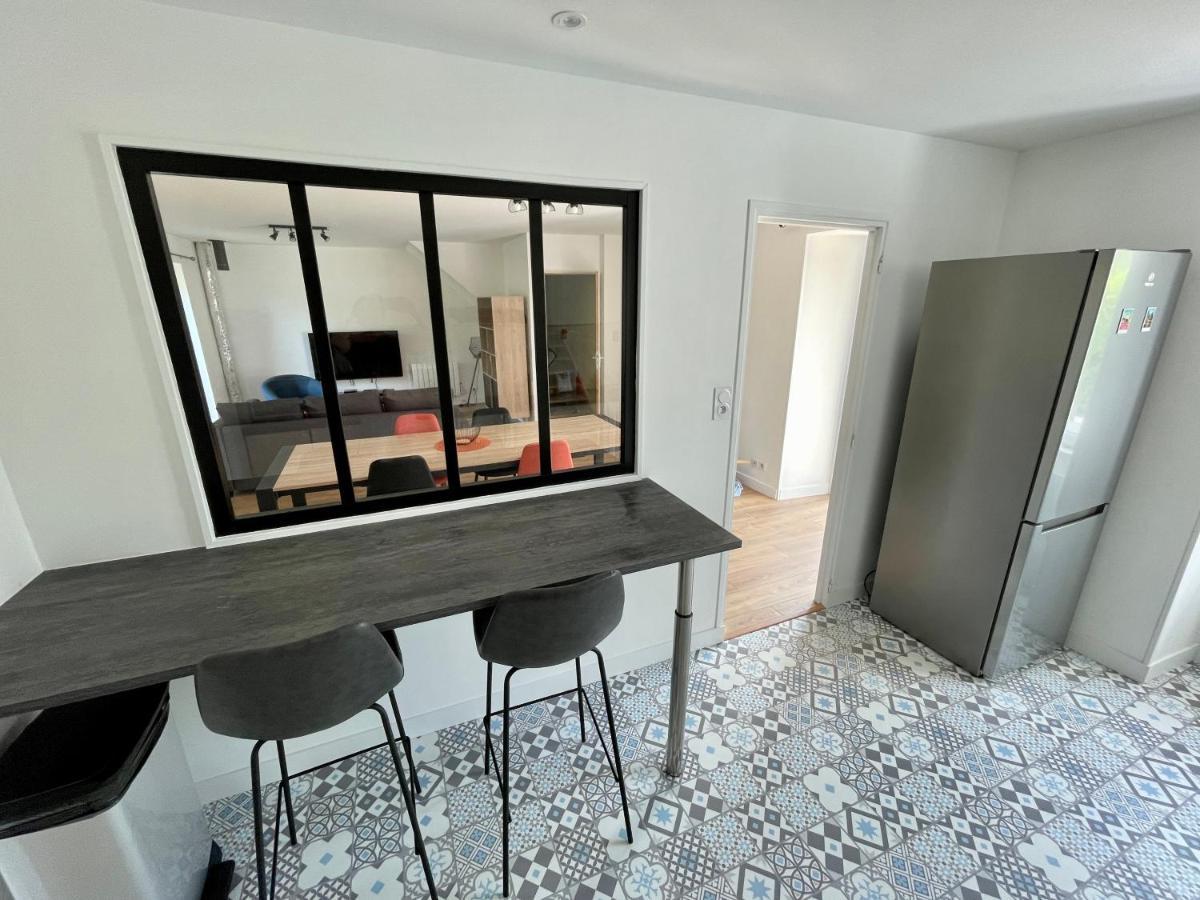 Villa Longère entre terre et mer - Per Pradiguen à Theix Extérieur photo